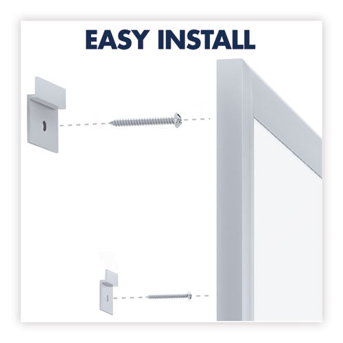 Classic Series Total Erase Dry Erase Boards, 24 X 18, White Surface, Silver Anodized Aluminum Frame