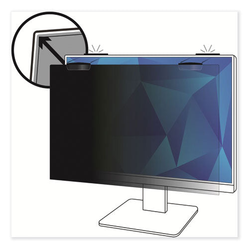 Comply Magnetic Attach Privacy Filter For 23.8" Widescreen Flat Panel Monitor, 16:9 Aspect Ratio