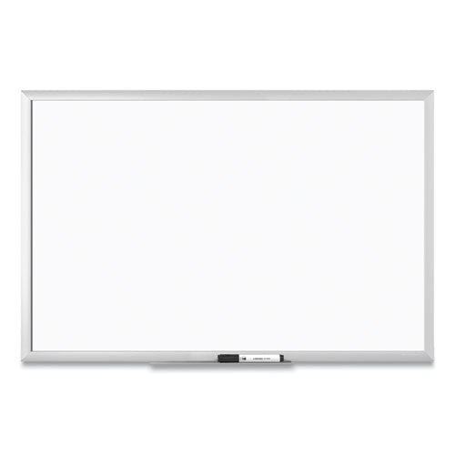 Melamine Dry Erase Board, 35 X 23, White Surface, Silver Frame