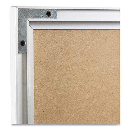 Melamine Dry Erase Board, 35 X 23, White Surface, Silver Frame