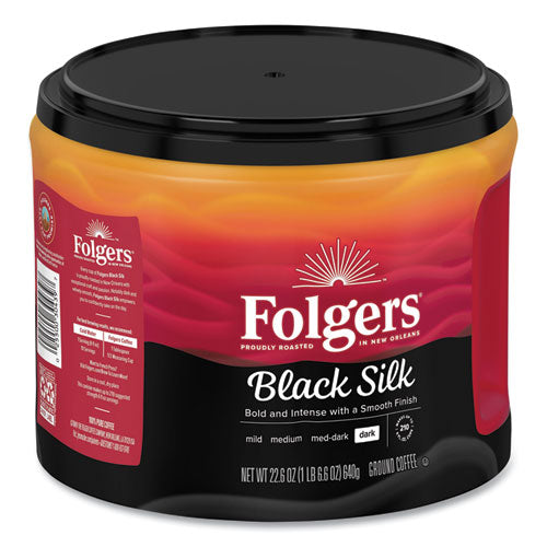 Coffee, Black Silk, 22.6 Oz Canister