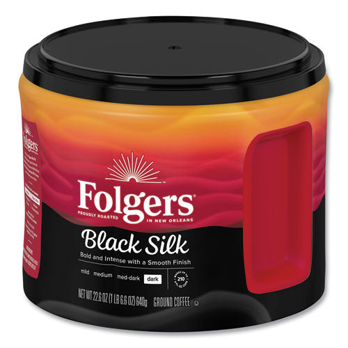 Coffee, Black Silk, 22.6 Oz Canister