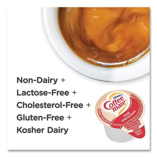 Liquid Coffee Creamer, Original, 0.38 Oz Mini Cups, 108/carton