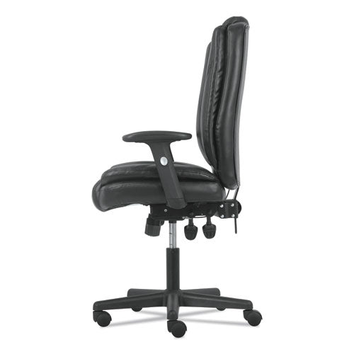 High-back Executive Chair, Supports Up To 225 Lb, 17" To 20" Seat Height, Black