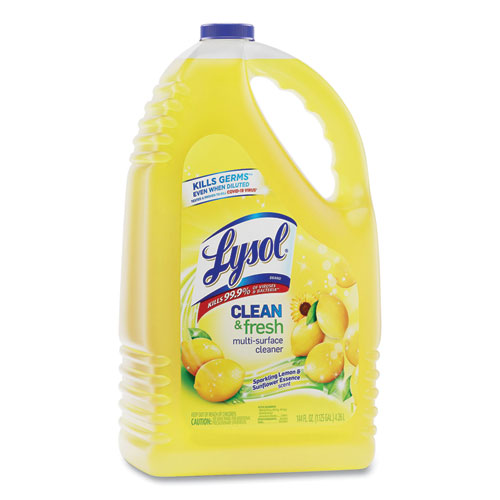 Clean And Fresh Multi-surface Cleaner, Sparkling Lemon And Sunflower Essence, 144 Oz Bottle