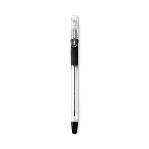 Easytouch Ballpoint Pen, Stick, Fine 0.7 Mm, Black Ink, Clear/black Barrel, Dozen