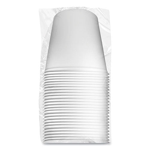 Double Wrapped Paper Bucket, Unwaxed, 165 Oz, White, 100/carton