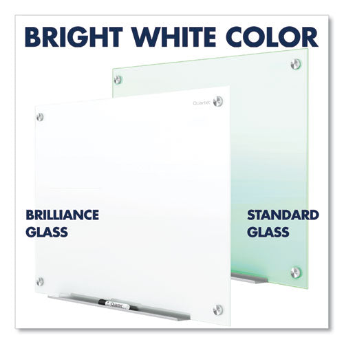 Brilliance Glass Dry-erase Boards, 24 X 18, White Surface