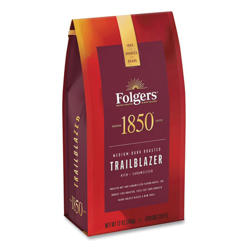 Coffee, Trailblazer, Dark Roast, Ground, 12 Oz Bag, 6/carton