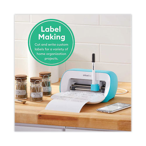 Joy Die Cutting Machine, 4.5 X 6.5, Teal/white