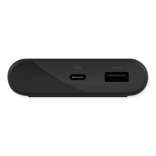 Boost Charge Usb Power Bank With Stand, 10,000 Mah, Black
