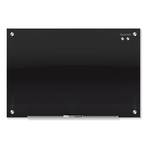 Infinity Glass Marker Board, 96 X 48, Black Surface