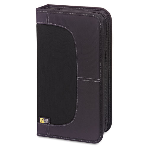 Cd/dvd Wallet, Holds 72 Discs, Black