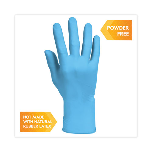 G10 Comfort Plus Blue Nitrile Gloves, Light Blue, Small, 1,000/carton