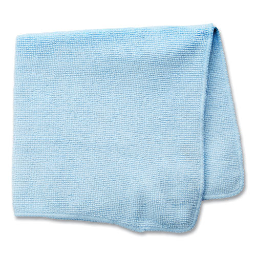 Microfiber Cleaning Cloths, 16 X 16, Blue, 24/pack