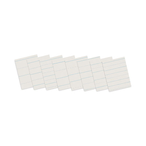 Alternate Dotted Newsprint Paper, 1" Two-sided Long Rule, 8.5 X 11, 500/pack