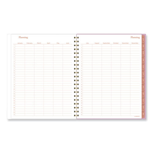 Cher Weekly/monthly Planner, Plaid Artwork, 11 X 9.25, Pink/blue/orange Cover, 12-month (jan To Dec): 2024