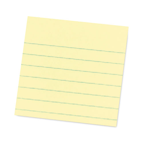 Pads In Canary Yellow, Note Ruled, 4" X 4", 90 Sheets/pad, 4 Pads/pack