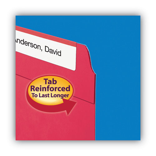 Watershed Cutless Reinforced Top Tab Fastener Folders, 0.75" Expansion, 2 Fasteners, Letter Size, Red Exterior, 50/box