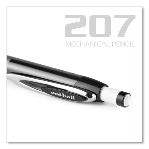 207 Mechanical Pencils With Tube Of Lead/erasers, 0.7 Mm, Hb (#2), Black Lead, Assorted Barrel Colors, 3 Pencils/set