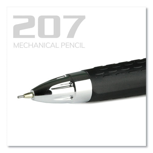 207 Mechanical Pencils With Tube Of Lead/erasers, 0.7 Mm, Hb (#2), Black Lead, Assorted Barrel Colors, 3 Pencils/set