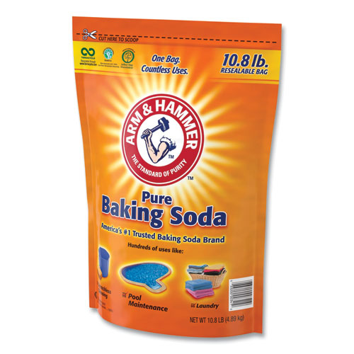 Baking Soda, 10.8 Lb Bag, 4/carton