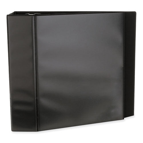 Slant D-ring View Binder, 3 Rings, 5" Capacity, 11 X 8.5, Black