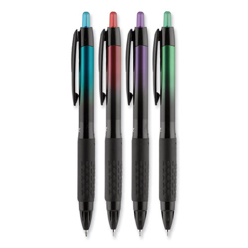 207 Blx Series Gel Pen, Retractable, Medium 0.7 Mm, Assorted Ink And Barrel Colors, 4/pack