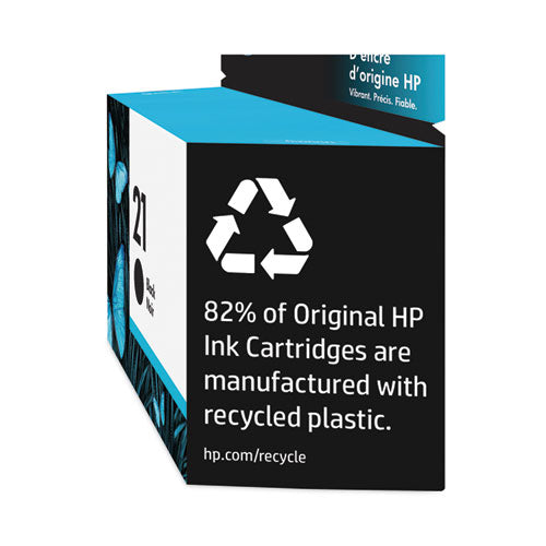 Remanufactured Black Ink, Replacement For 21 (c9351an), 190 Page-yield