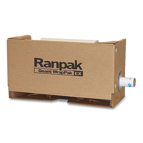 Wrappak Ex Expandable Honeycomb And Tissue Wrap, Brown Kraft/white, 14" X 750 Ft Roll In Dispenser Box