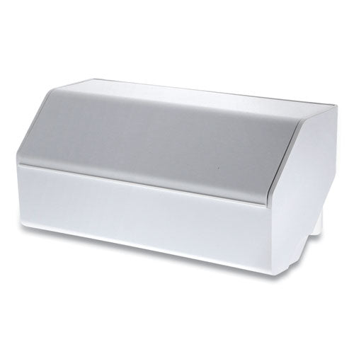 Konnect Desktop Organizer Wide Storage Bin, 7.5" X 3.5" X 3.5", White