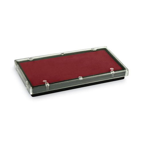 Replacement Ink Pad For 2000plus 1si20pgl, 1.63" X 0.25", Red