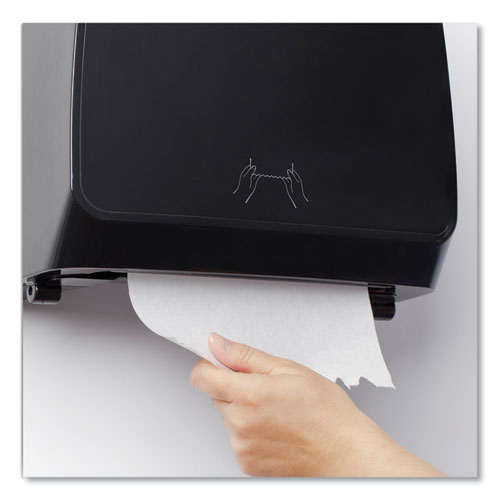 Slimroll Manual Towel Dispenser, 12.63 X 10.2 X 16.13, Black