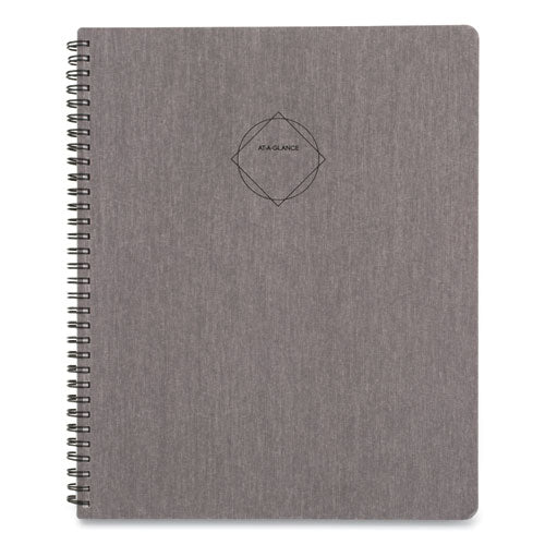 Elevation Linen Weekly/monthly Planner, 11 X 8.5, Charcoal Cover, 12-month (jan To Dec): 2023