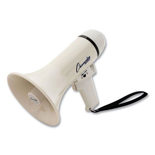 Megaphone, 4 W To 8 W, 400 Yds Range, White