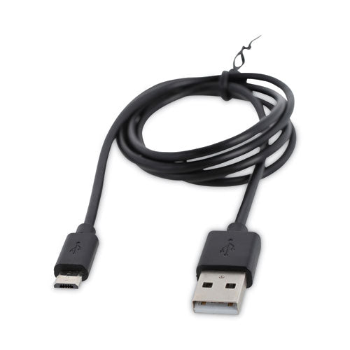 Usb To Micro Usb Cable, 3 Ft, Black