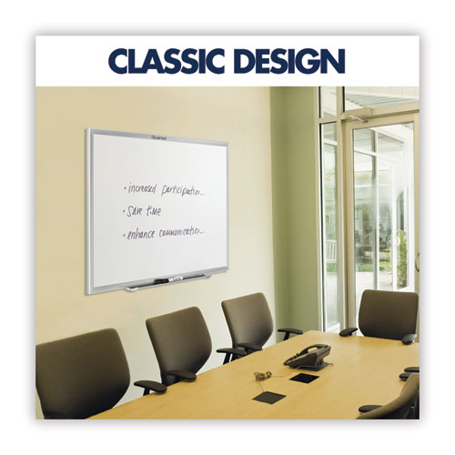 Classic Series Total Erase Dry Erase Boards, 60 X 36, White Surface, Silver Anodized Aluminum Frame