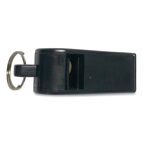 Sports Whistle, Medium Weight, Plastic, Black, Dozen