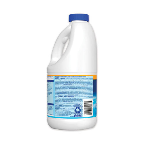 Regular Bleach With Cloromax Technology, 43 Oz Bottle, 6/carton