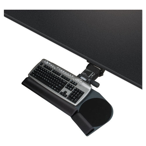 Lever Less Lift N Lock California Keyboard Tray, 28 X 10, Black