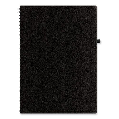 Aligned Weekly/monthly Notes Planner, 8 X 5, Black Cover, 12-month (jan To Dec): 2024