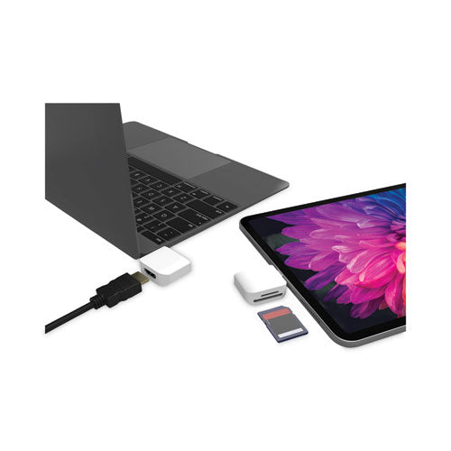 Ultradrive Usb-c Dual Display Modular Minidock, Silver