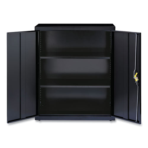 Storage Cabinets, 3 Shelves, 36" X 18" X 42", Black