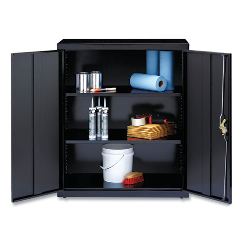 Storage Cabinets, 3 Shelves, 36" X 18" X 42", Black