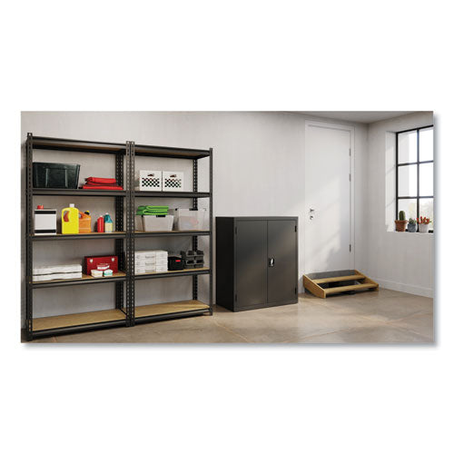 Storage Cabinets, 3 Shelves, 36" X 18" X 42", Black