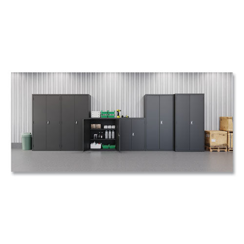 Storage Cabinets, 3 Shelves, 36" X 18" X 42", Black