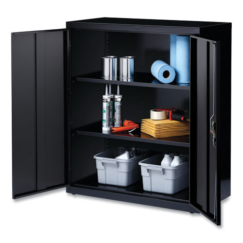 Storage Cabinets, 3 Shelves, 36" X 18" X 42", Black