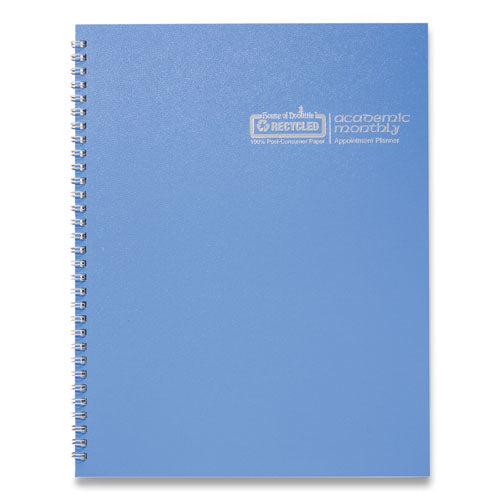 Seasonal Monthly Planner, Seasonal Artwork, 10 X 7, Light Blue Cover, 12-month (july To June): 2022 To 2023