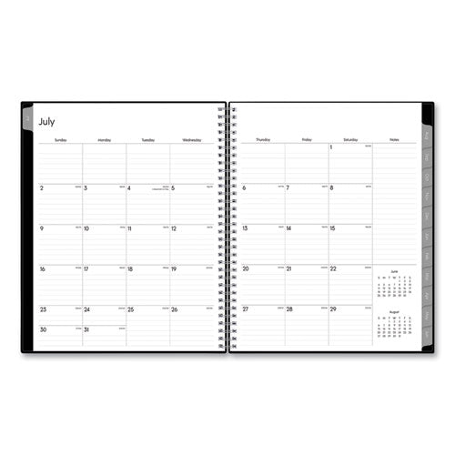 Enterprise Academic Weekly/monthly Planner, Enterprise Artwork, 11 X 8.5, Black Cover, 12-month (july To June): 2023 To 2024