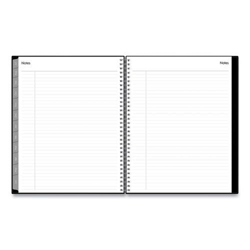 Enterprise Academic Weekly/monthly Planner, Enterprise Artwork, 11 X 8.5, Black Cover, 12-month (july To June): 2023 To 2024